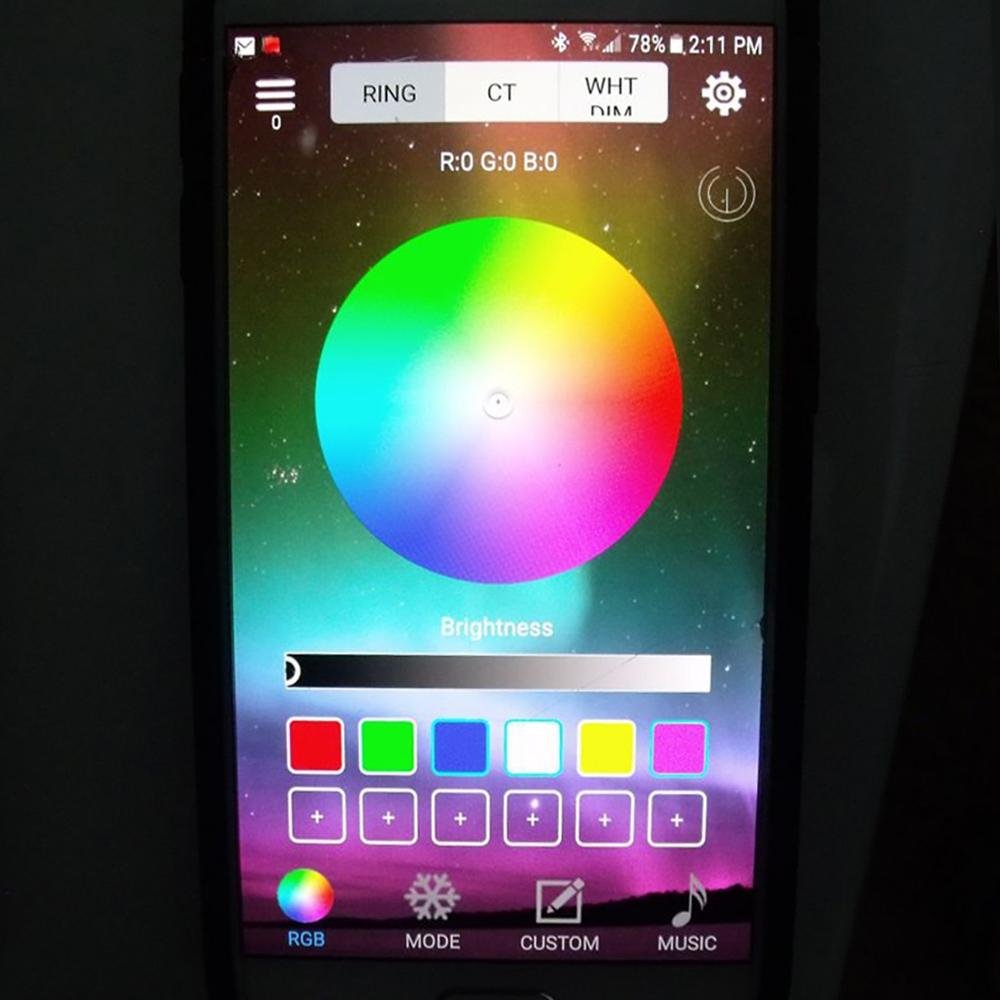 Corvette Fender Side Cove LED Lighting Kit with RGB Bluetooth : C5, Z06-SR1 Performance