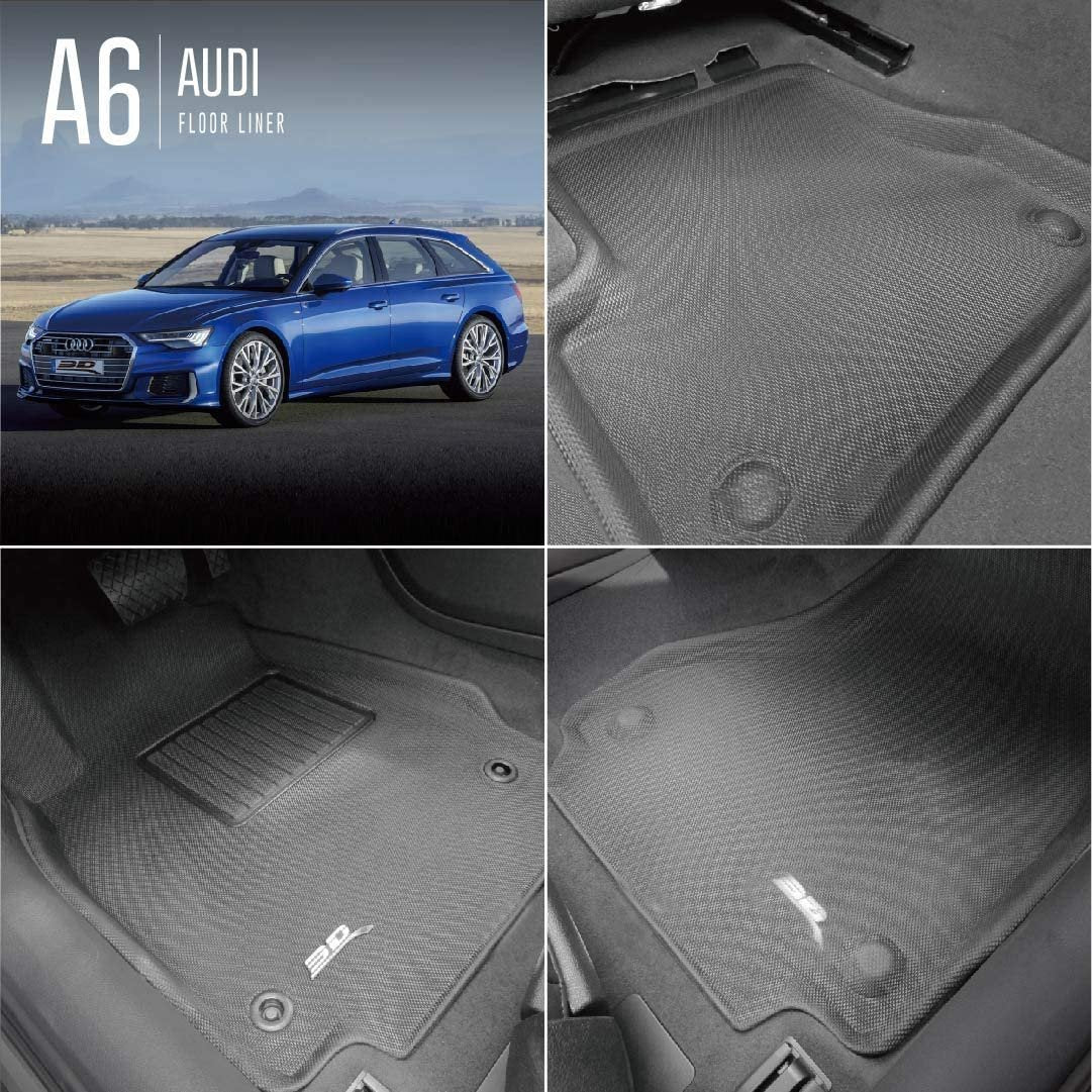 3D MAXpider Complete Set Custom Fit All-Weather Floor Mat-SR1 Performance