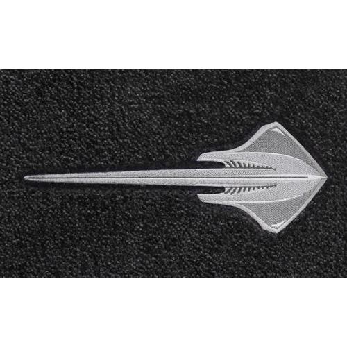 2014-2017 C7 Corvette Coupe Jet Black Trunk Mat - Stingray Logo-SR1 Performance