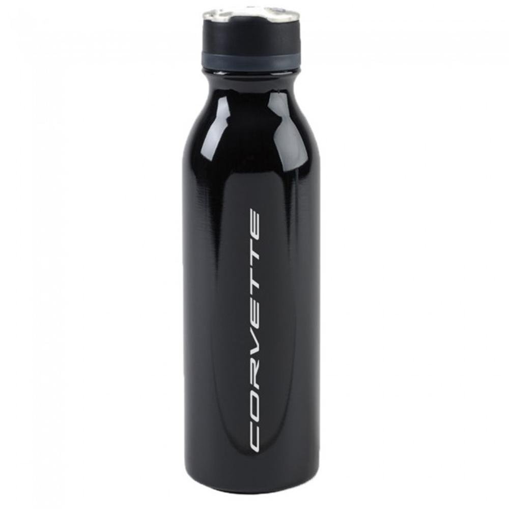 Next Generation C8 Corvette 20 oz. Insulated Bottle : Black-SR1 Performance