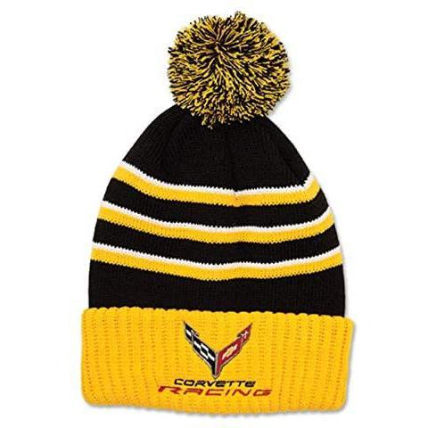 C8 Corvette Next Generation Beanie with Pom-SR1 Performance