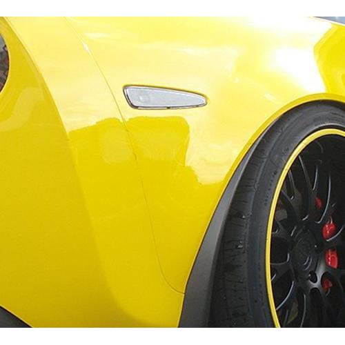 Corvette Side Marker Light 2 Pc. (Set) - Rear Clear : 2005-2013 C6,Z06,ZR1,Grand Sport-SR1 Performance