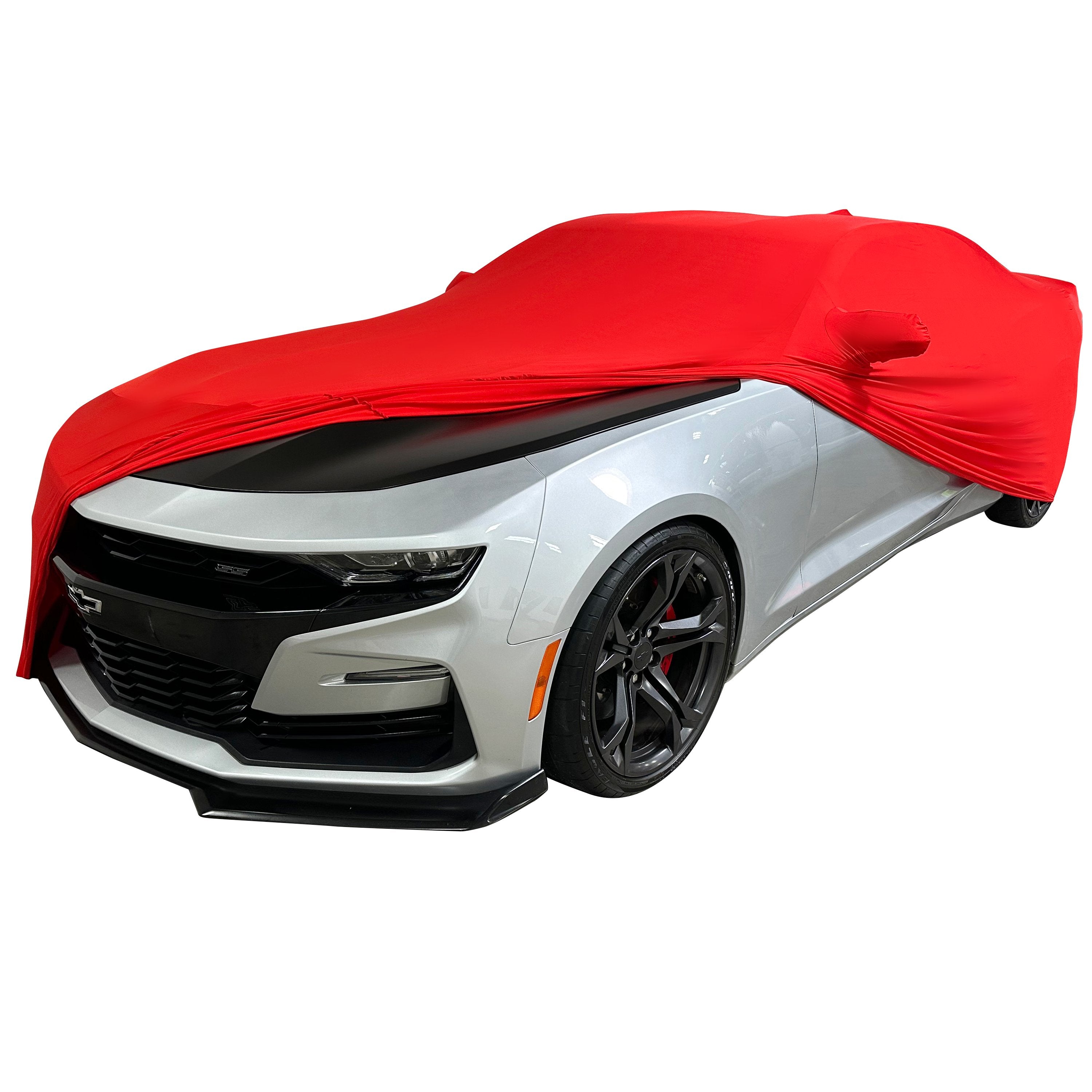 2010-2024 Camaro Ultraguard Stretch Satin Indoor Car Cover - Red-SR1 Performance