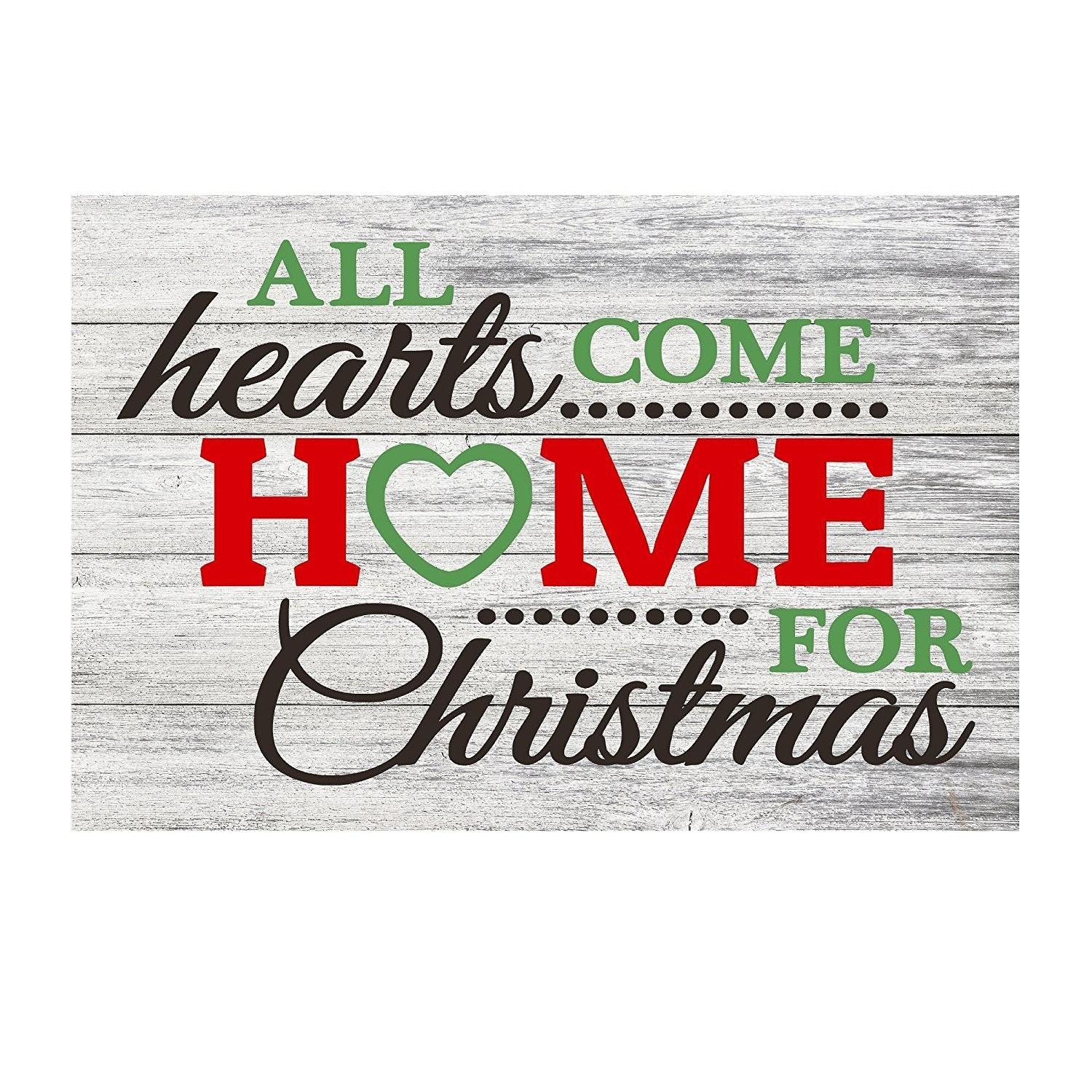 Christmas Quote Decor Metal Sign - 12" x 8"-SR1 Performance