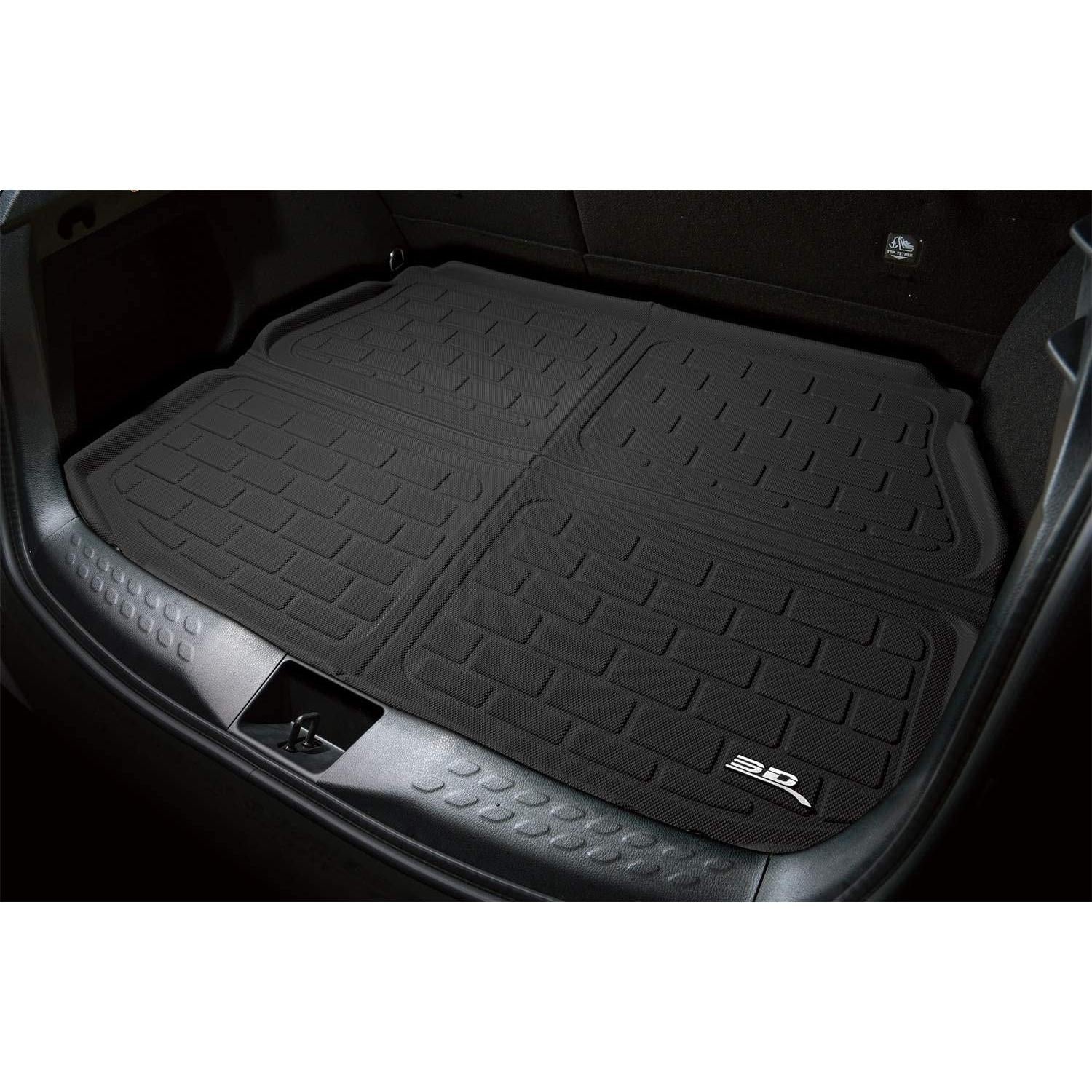 3D MAXpider Custom Fit All-Weather Cargo Liner for Select Audi Q7 Models - Kagu Rubber-SR1 Performance