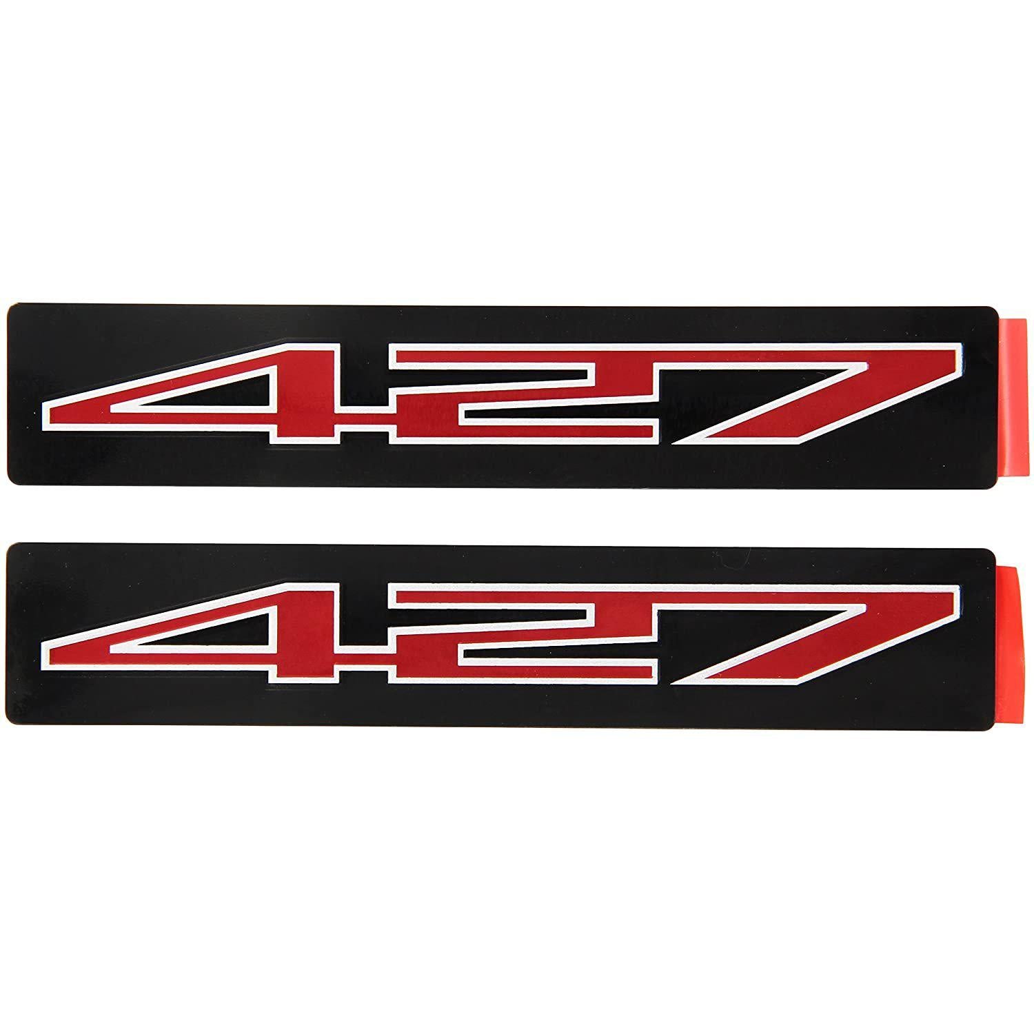 Genuine GM Performance 19154724 Engine Cover Badge - 427 - Set of 2-SR1 Performance