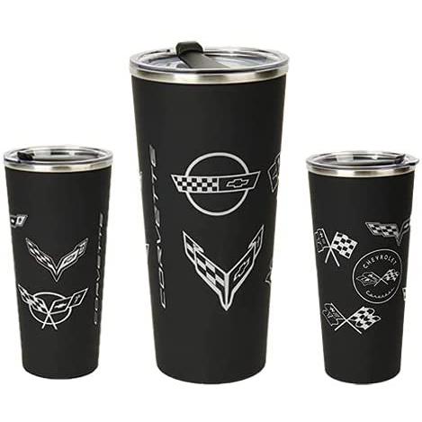 C1-C8 Corvette Generations Stainless Steel Tumbler Mug-SR1 Performance