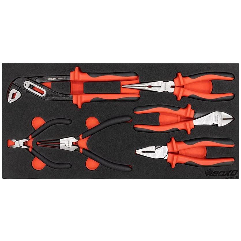 BOXO USA 69-Piece Metric Go Kart Tool Kit With Black 3-Drawer Hand Carry Tool Box-SR1 Performance