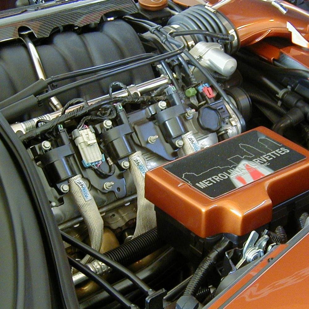 Corvette Spark Plug Wire Protector "Koolsox" (Set 8) : 1997-2013 C5, C6, Z06, ZR1 & Grand Sport-SR1 Performance