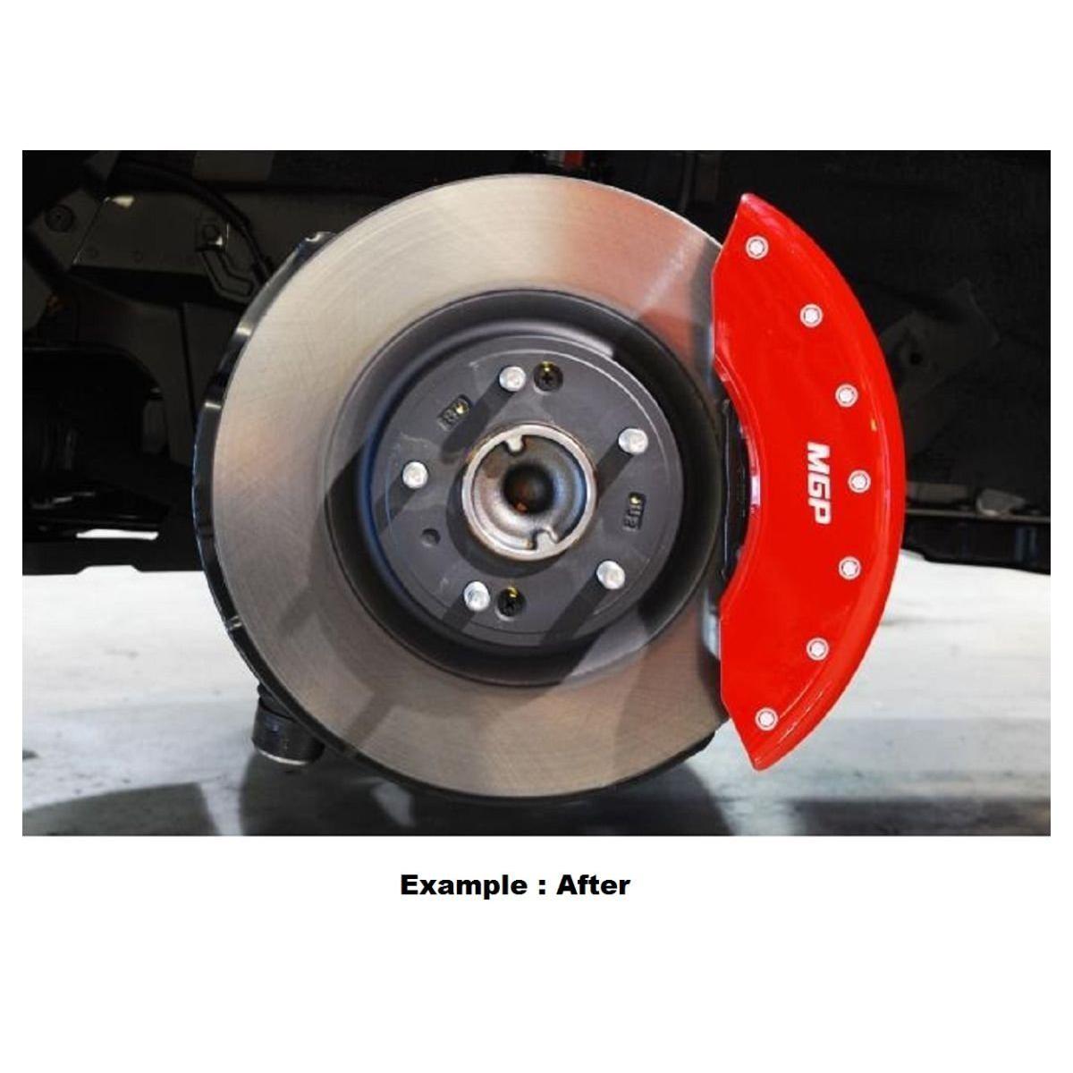 MGP 13009SSTYMB Caliper Covers-Matte Black, Front and Rear: Stingray-SR1 Performance