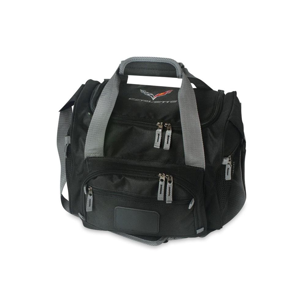 Corvette Embroidered Cooler Bag Ice Chest: C7 Stingray, Z51 (Black)-SR1 Performance