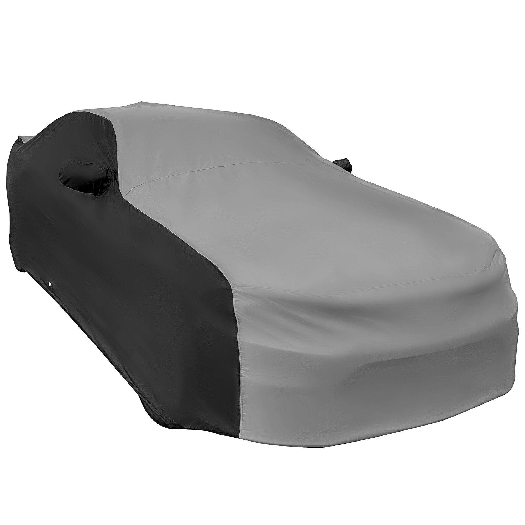 2005-2023 Dodge Charger Ultraguard Plus Car Cover - 300D Indoor/Outdoor Protection - Gray/Black-SR1 Performance