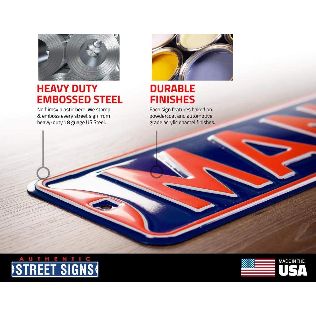 C8 Corvette Drive Metal Road Sign-SR1 Performance