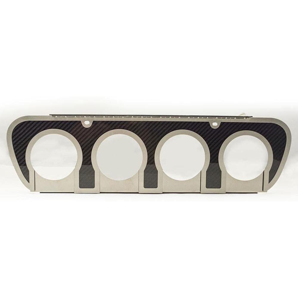 Corvette Exhaust Filler Panel - Stainless/Carbon Fiber : C7 Stingray, Z51, Z06, Grand Sport-SR1 Performance