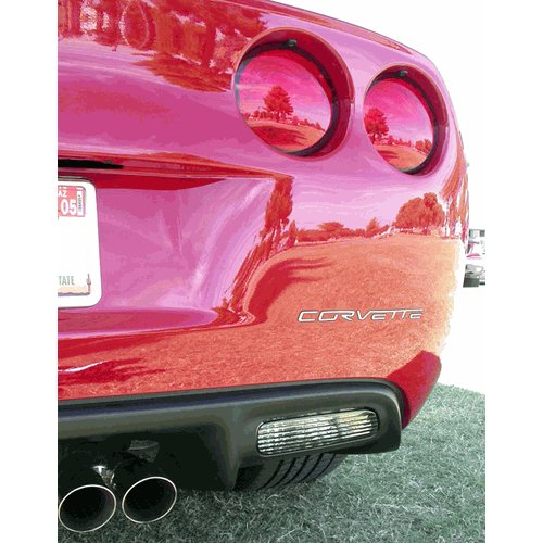 Corvette Rear Letters - Mirror Finish Stainless Steel (Set) : C6,Z06,ZR1,Grand Sport-SR1 Performance