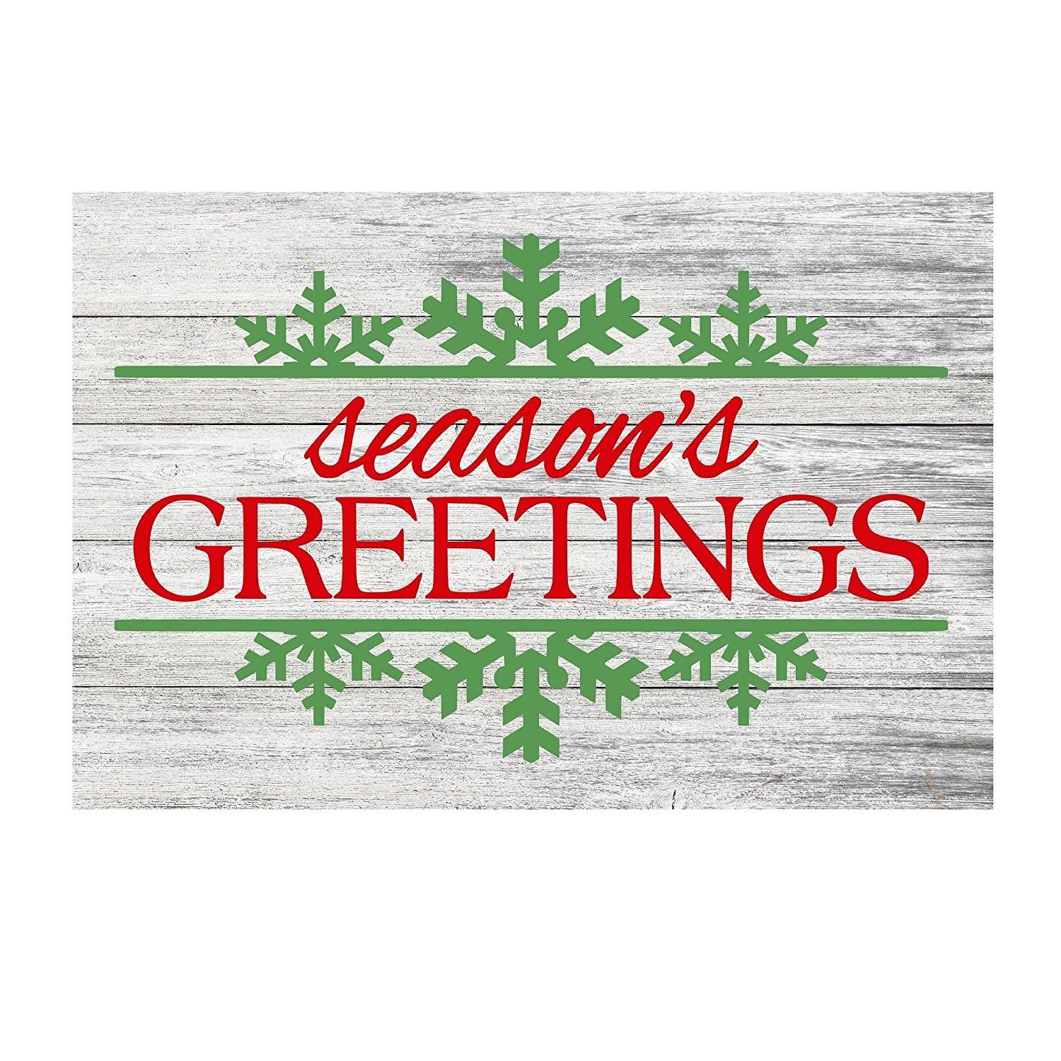 Christmas Quote Decor Metal Sign - 12" x 8"-SR1 Performance