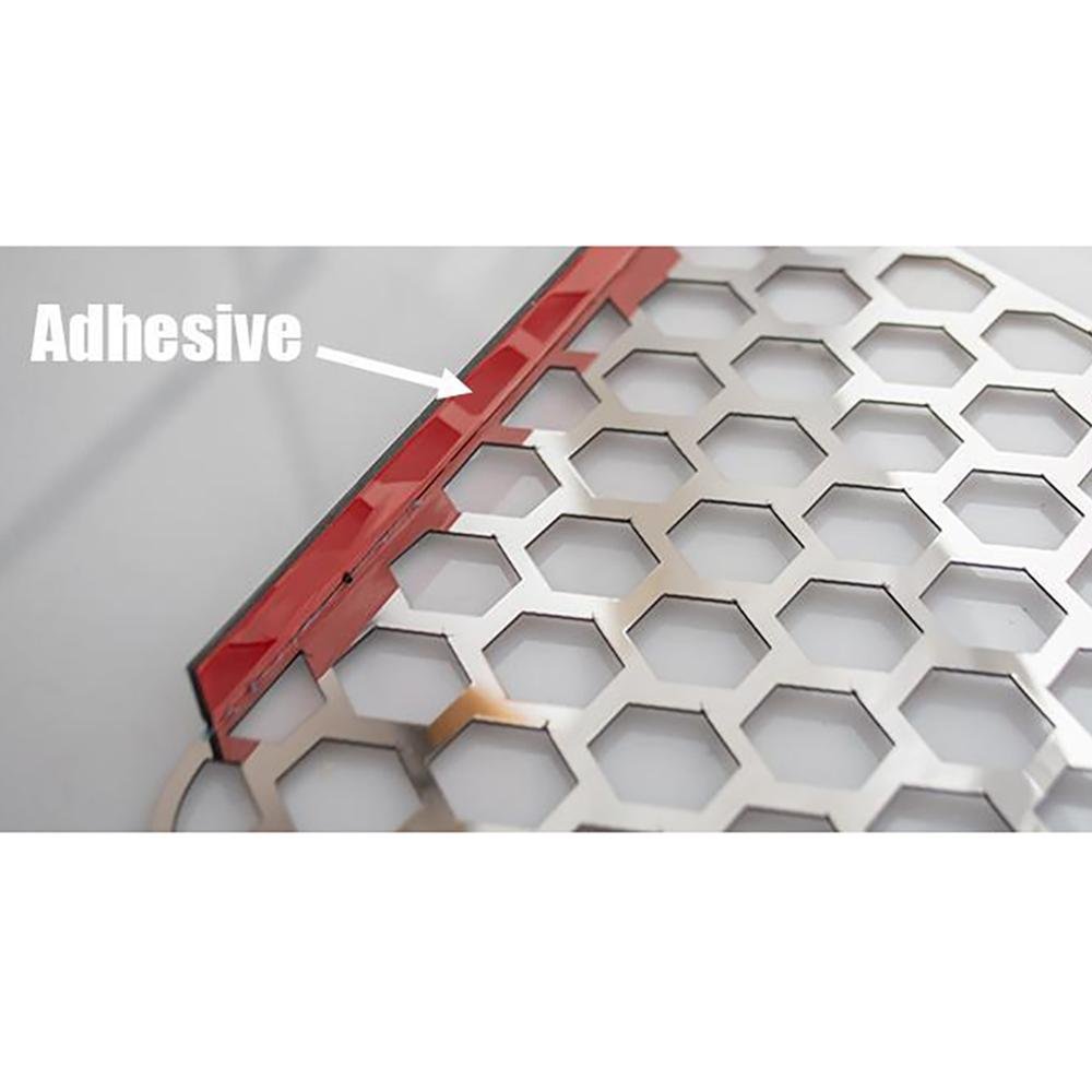 C7 Corvette Stingray Hood Vent Grille Polished - Matrix Series-SR1 Performance