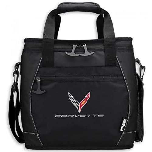 C8 Corvette Waterproof 24-Can Cooler - Black-SR1 Performance