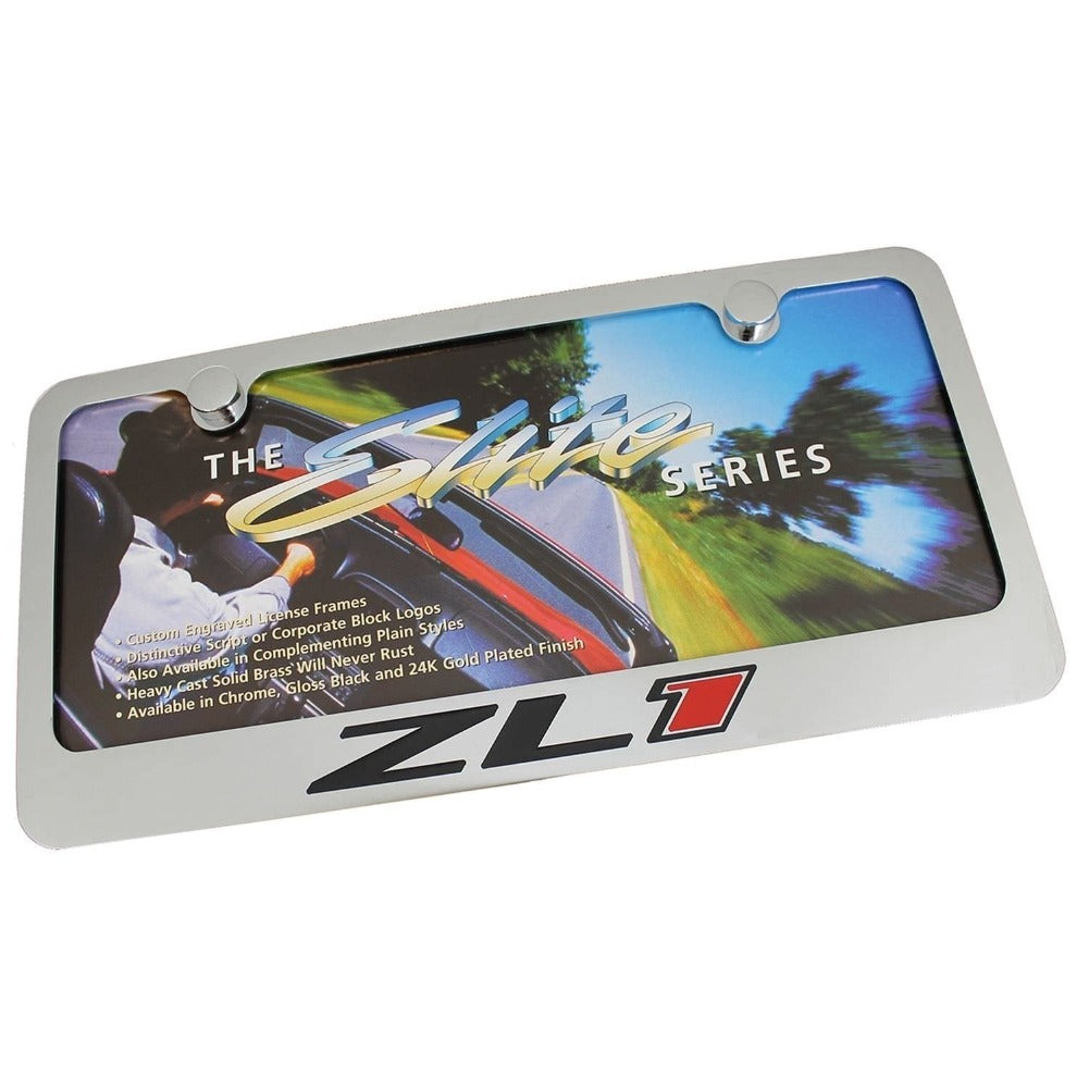 Camaro ZL1 License Plate Frame - Chrome-SR1 Performance