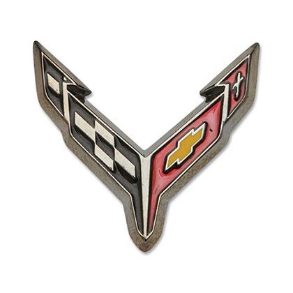 C8 Corvette Next Generation Lapel/Hat Pin - Carbon Flash-SR1 Performance