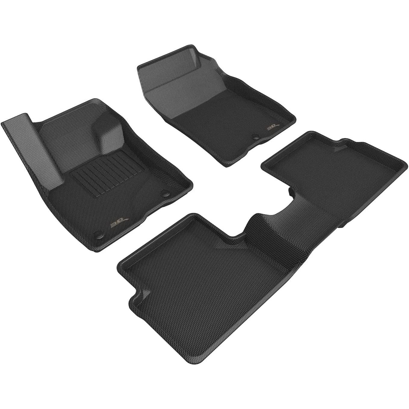 2022 Ford Maverick 3D MAXpider Custom Fit Kagu Floor Mats - Black-SR1 Performance