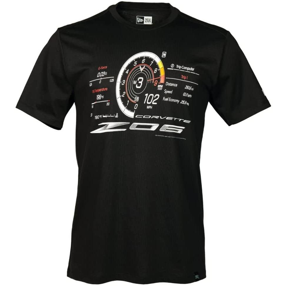 SR1 Performance C8 Corvette Z06 Premier Tach T-Shirt - Black-SR1 Performance