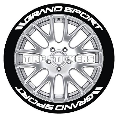 West Coast Corvette C7 Corvette Tire Stickers - Permanent 1" (Z06)-SR1 Performance