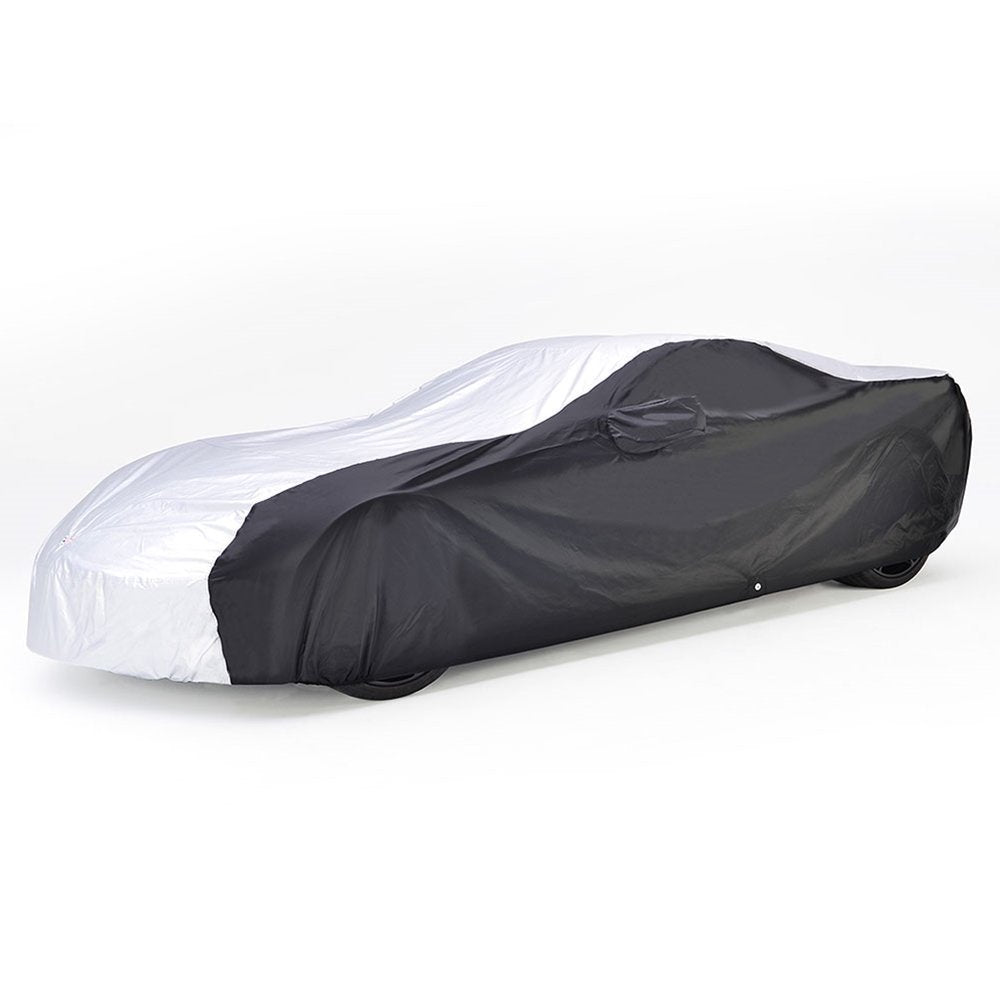 Corvette Intro-Guard Car Cover - Embossed - Indoor/Outdoor - Silver/Black : C7 Stingray, Z51, Z06, Grand Sport-SR1 Performance
