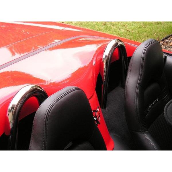 Corvette Seat Back Hoop Set - Chrome : C5 & Z06-SR1 Performance