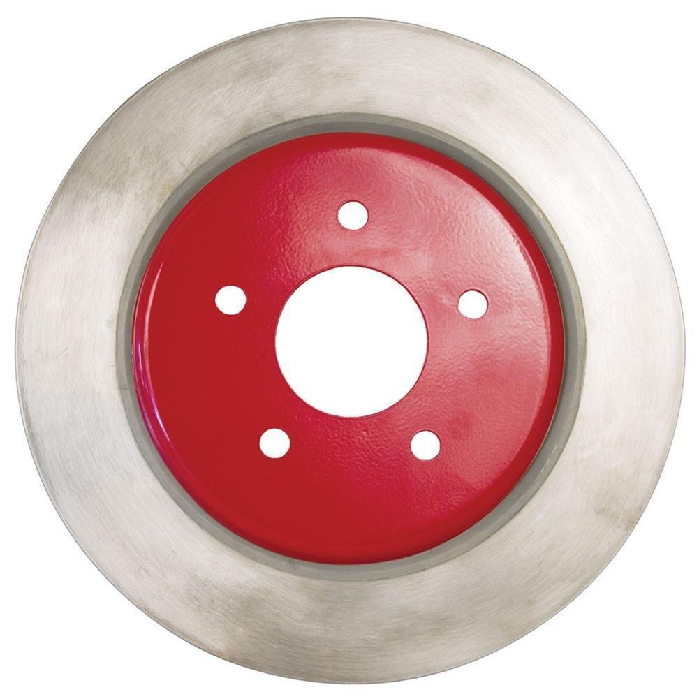 Corvette Brake Rotor Hub Covers - Red (Set) : 2005-2013 C6 Non-Z51-SR1 Performance