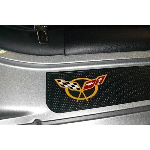C5 Corvette Door Sill Decal - Crossed Flags Emblem Sticker-SR1 Performance