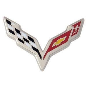 C7 Corvette Stingray Lapel Pin : Crossed Flags-SR1 Performance