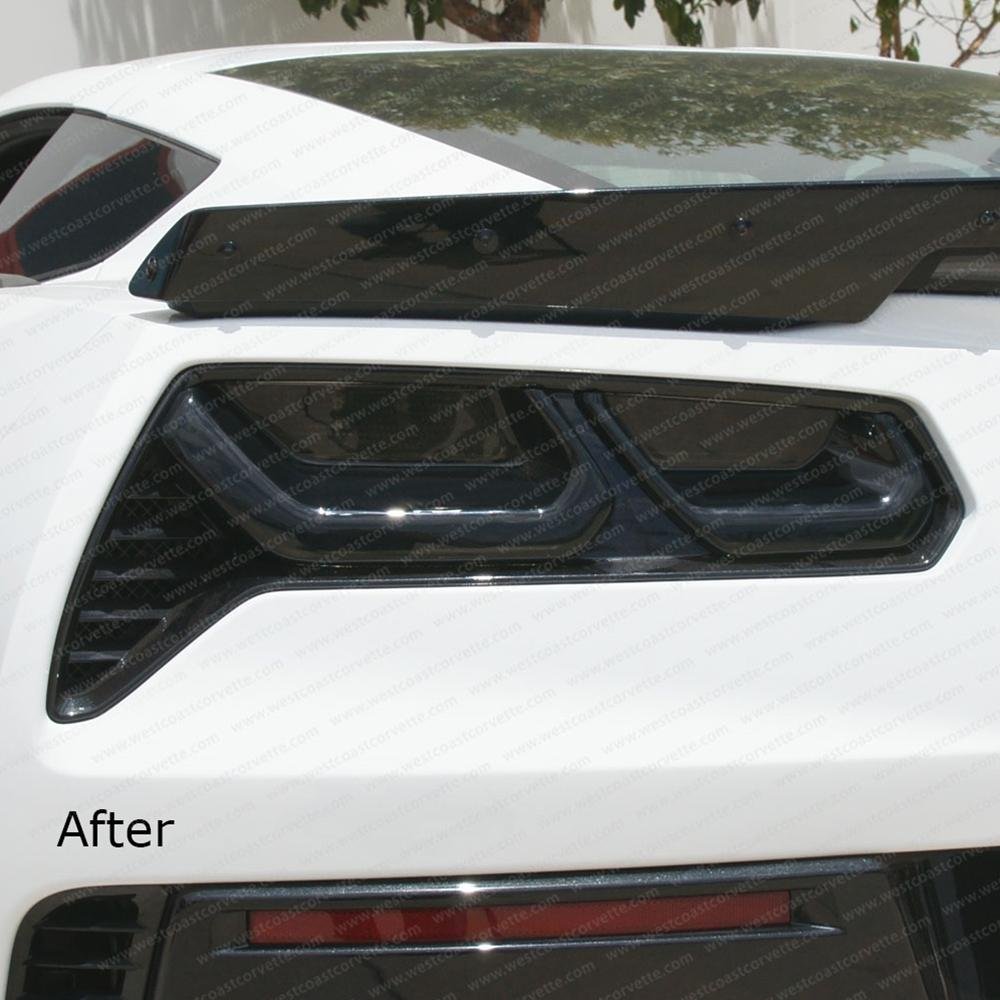Corvette Blackout Kit - Molded Acrylic Rear Taillights : C7, Stingray, Z51, Z06, Grand Sport-SR1 Performance