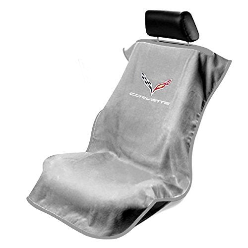 Seat Armour SA100COR7G Corvette C7 Grey Seat Protector Towel, 1 Pack-SR1 Performance