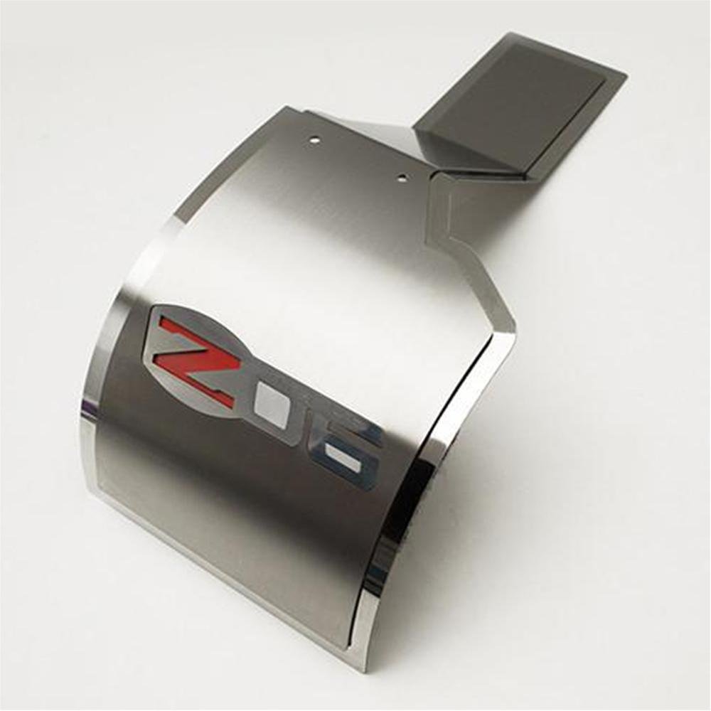 Corvette Alternator Cover - Stainless Steel : 2006-2013 C6 Z06-SR1 Performance