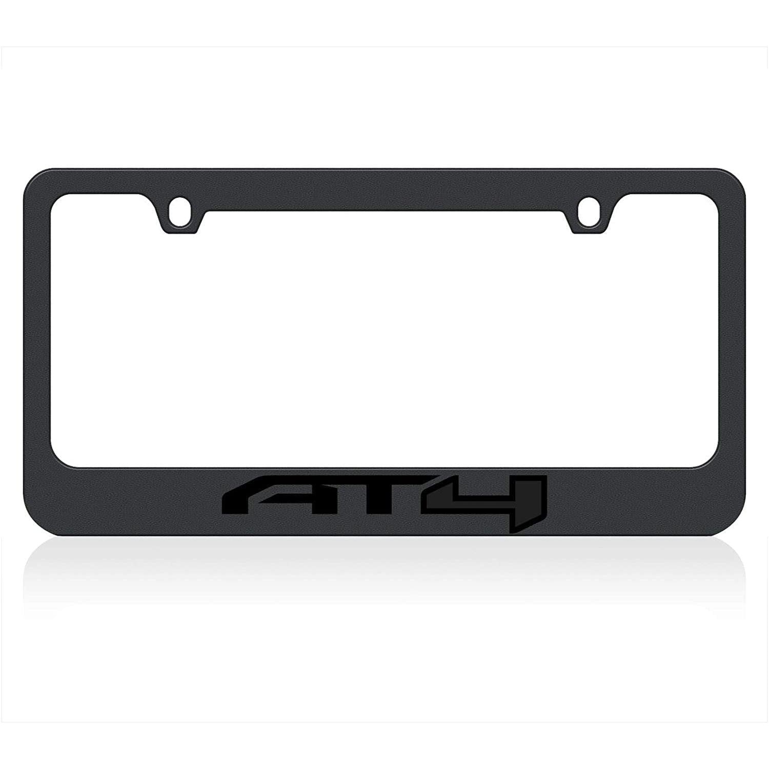 GMC AT4 Black on Black License Plate Frame-SR1 Performance