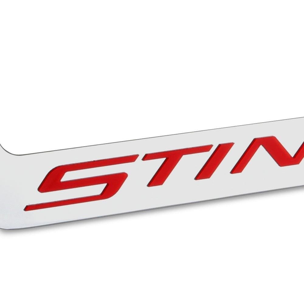 C7 Corvette Stingray Script License Plate Frame-SR1 Performance