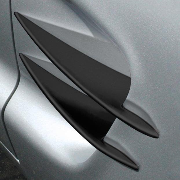 1997-2004 C5/Z06 Corvette Side Spears Billet - Semi-Gloss Black Powder Coat-SR1 Performance