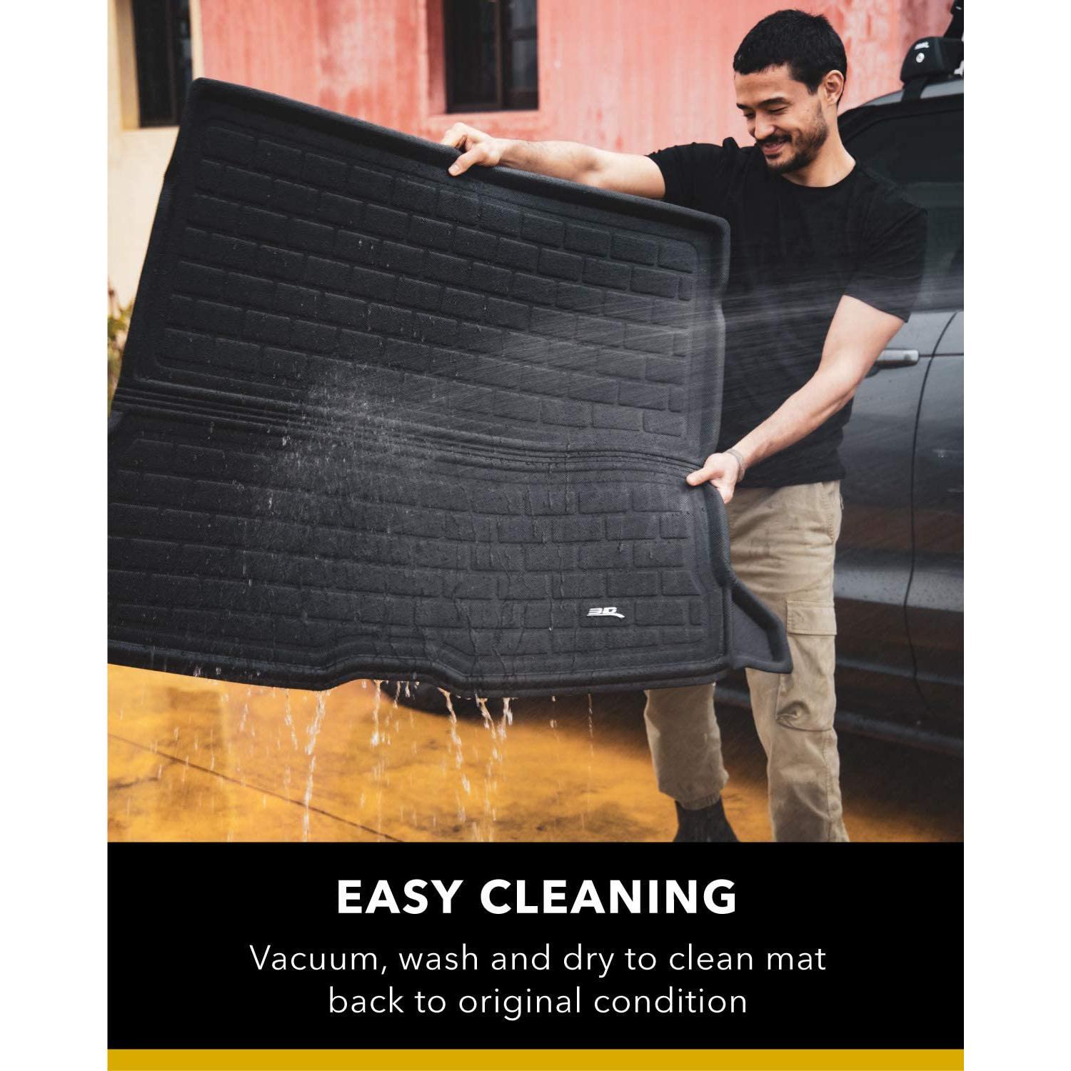 Tesla Model 3 Cargo Liner 3D MAXpider Custom Fit All-Weather Liner Kagu - Black-SR1 Performance