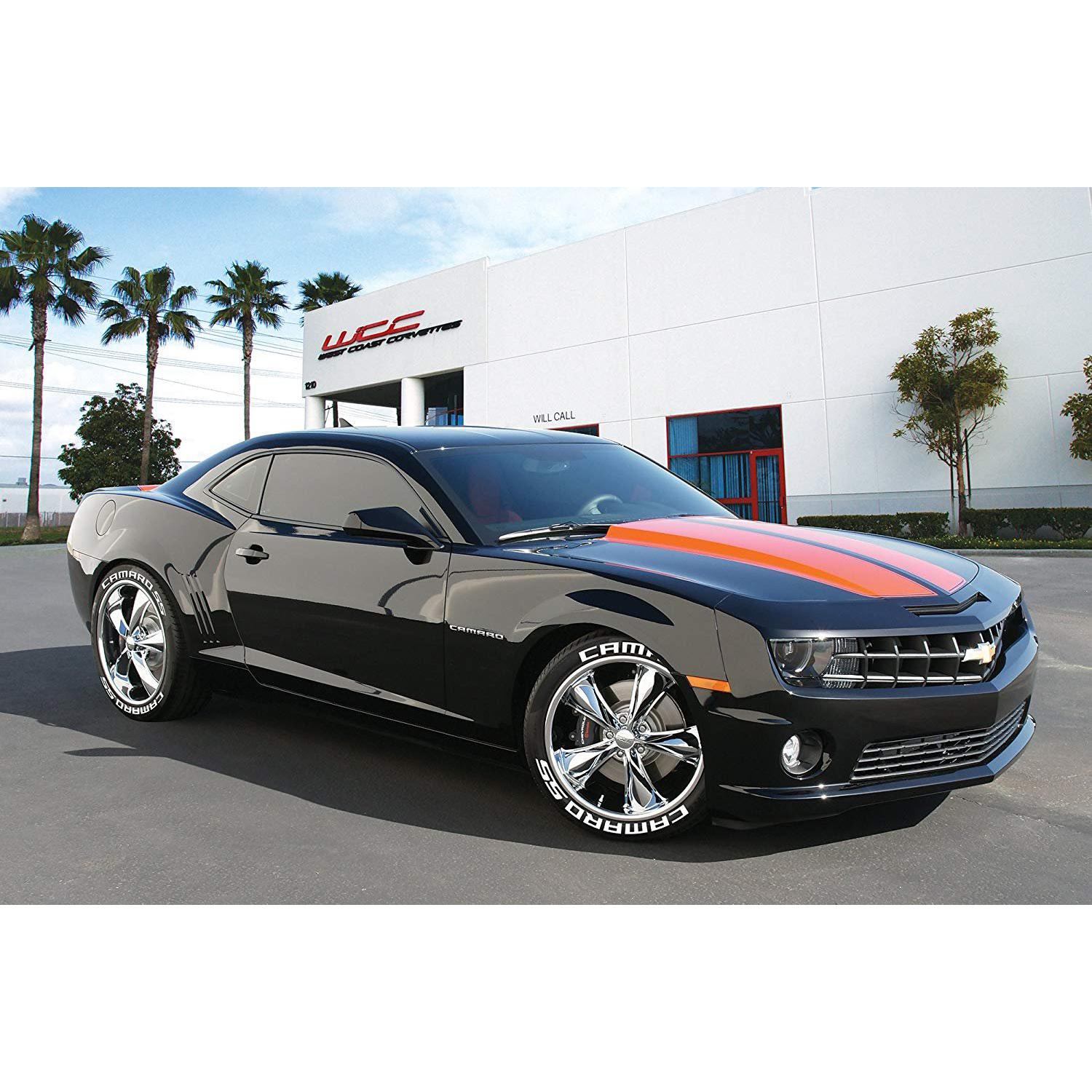 Camaro Tire Stickers - Permanent 1" (Camaro SS)-SR1 Performance