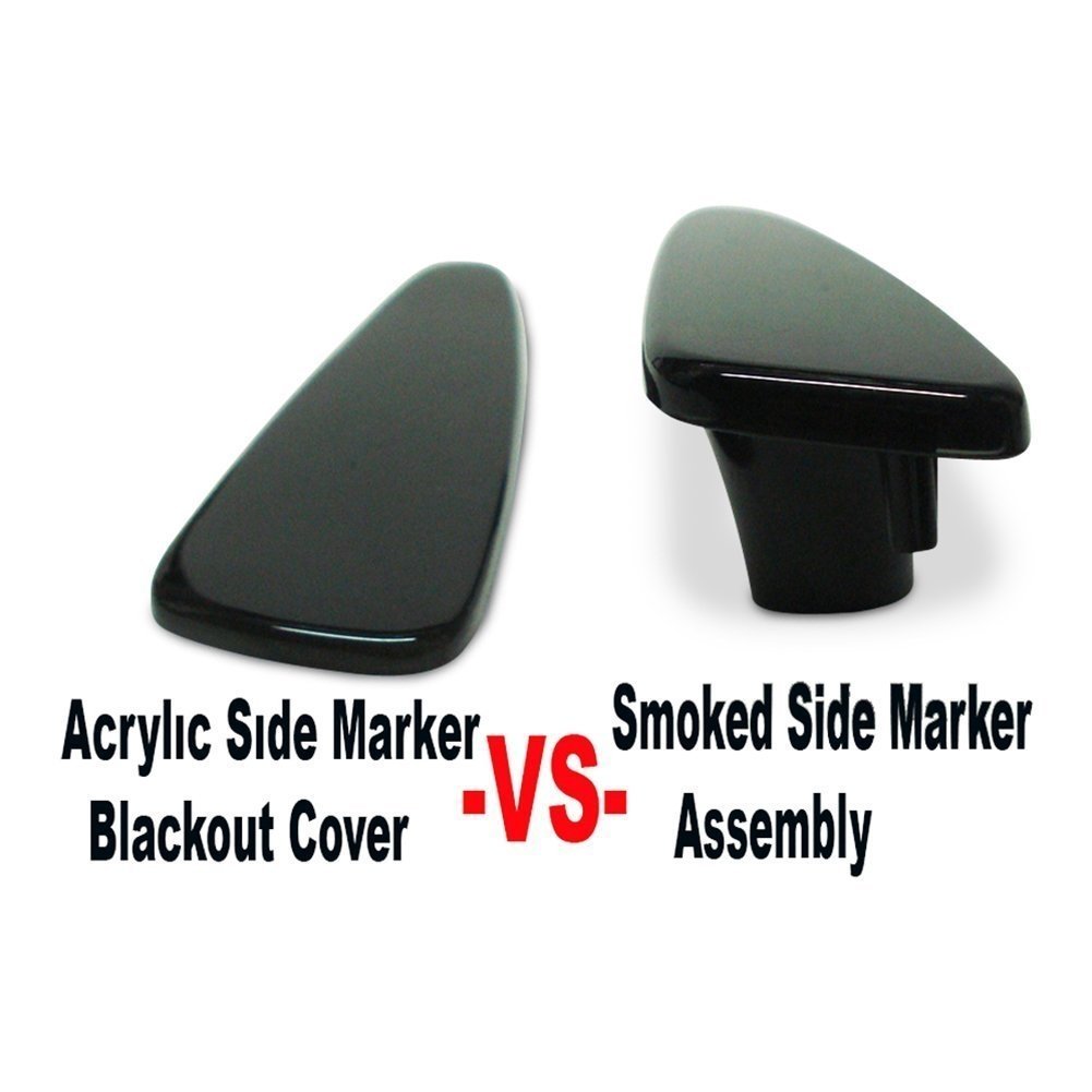 Corvette Replacement Side Marker Light 2 Pc. (Set) - Front or Rear Smoked : 2005-2013 C6, Z06, ZR1 & Grand Sport (Front Side Markers)-SR1 Performance