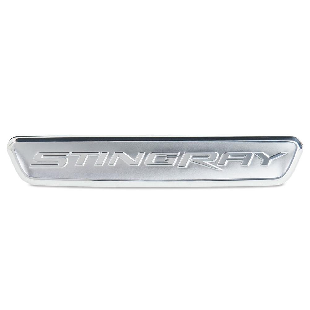 C7 Corvette Stingray Interior Dash Trim Badge - Stingray Script : Chrome-SR1 Performance