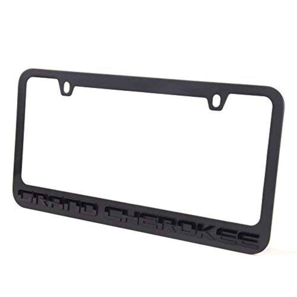 Jeep Grand Cherokee Stealth Blackout License Plate Frame-SR1 Performance