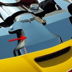Corvette Air Tube Cover Polished Component - Polished Stainless Steel : 2006-2013 Z06 LS7 / GS LS3-SR1 Performance