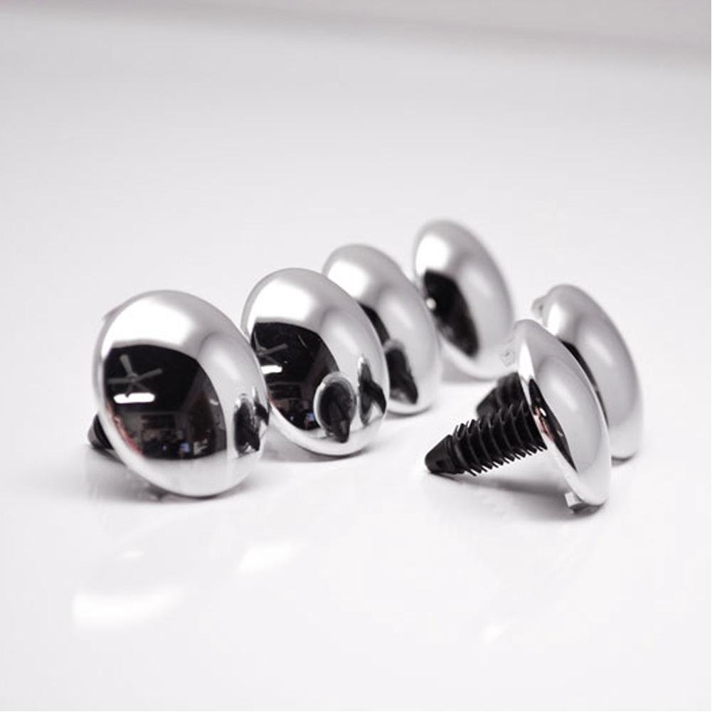 2014 C7 Corvette Stingray Hood Liner Fastener Set 6 Pc. - Chrome-SR1 Performance