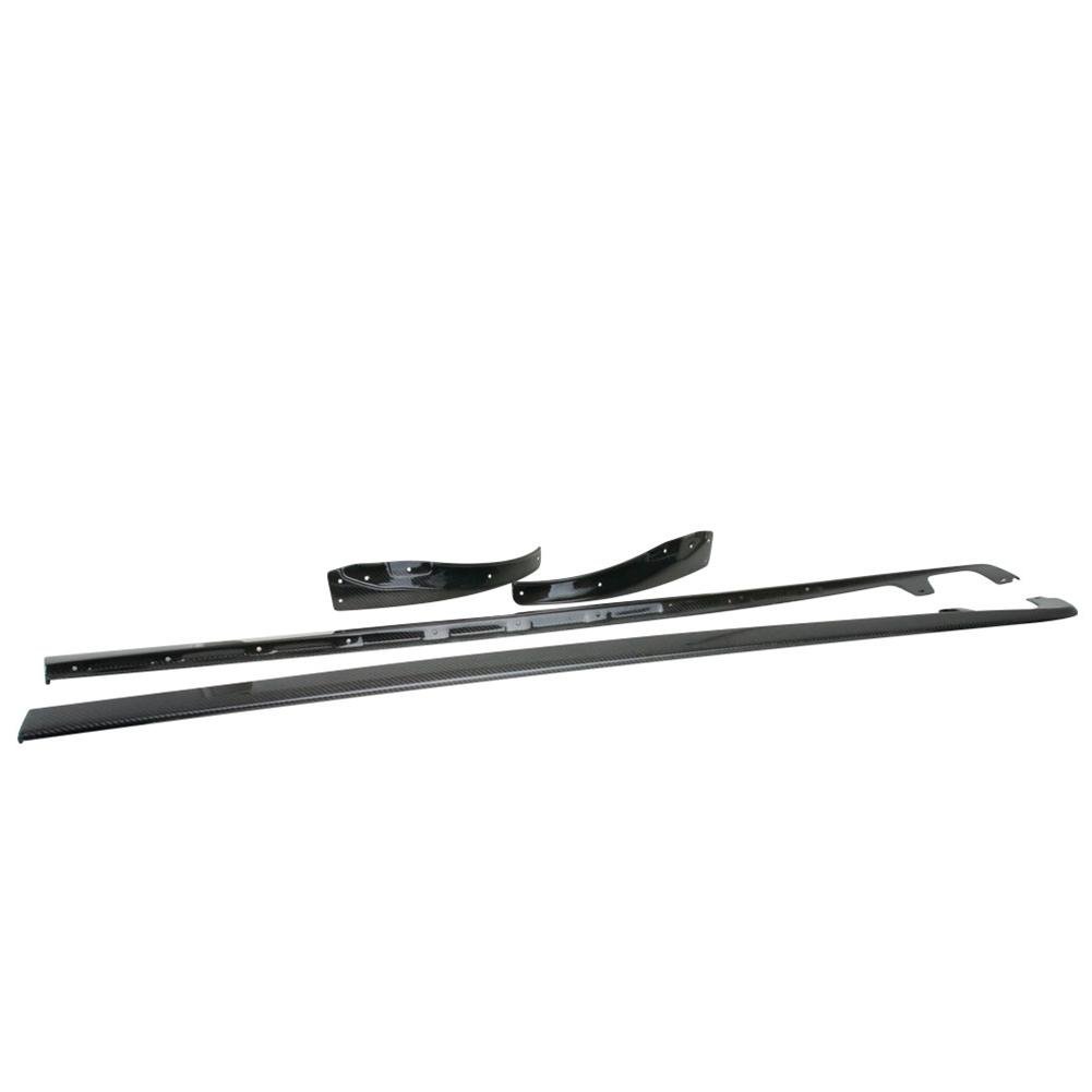 Corvette Side Skirt & Mud Flaps Carbon Fiber : 2006-2013 Z06, Grand Sport, ZR1-SR1 Performance