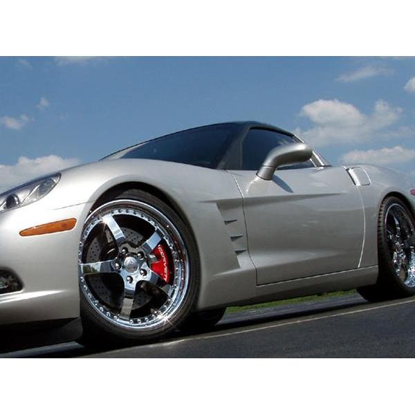 Corvette Fender Spears Billet Chrome 6 Pc. (Set) : 2005-2013 C6-SR1 Performance