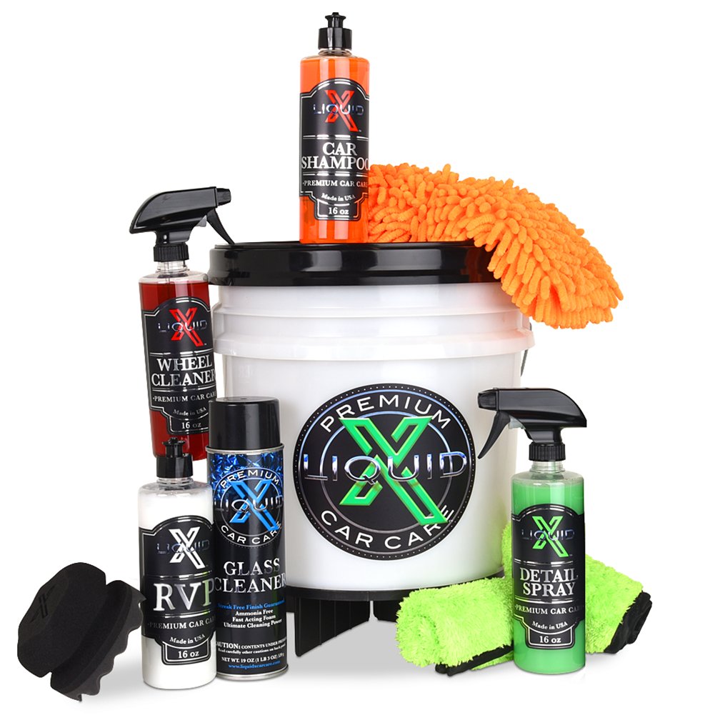 Liquid X Premium Car Care Full Exterior Bucket Kit-SR1 Performance