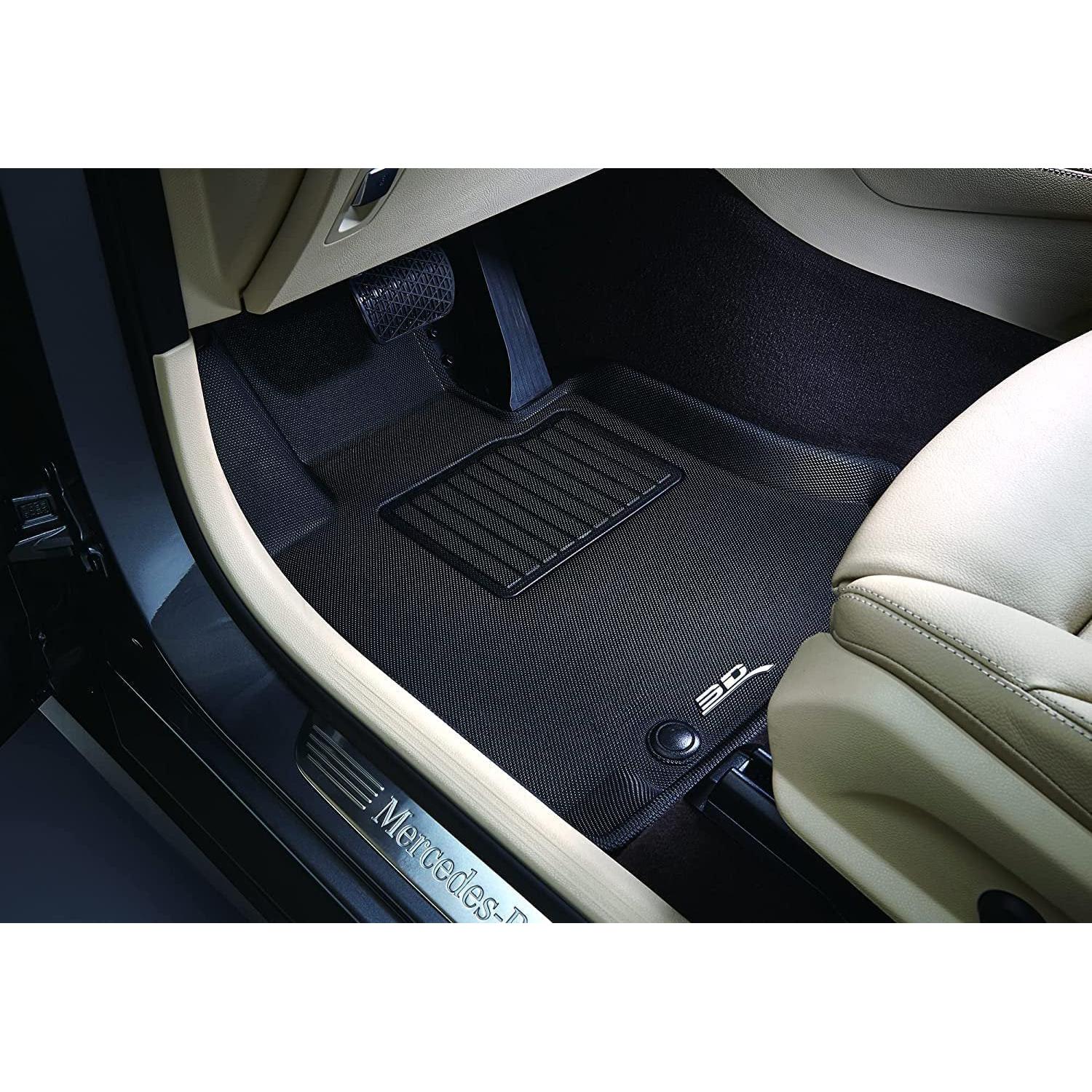 3D MAXpider Custom Fit Kagu Floor Mat (Black) for 2021-2022 Ford Bronco Sport - Complete Set-SR1 Performance