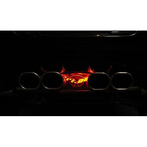 Corvette Exhaust Plate LED Lighting Kit : C5 & Z06 (Red)-SR1 Performance